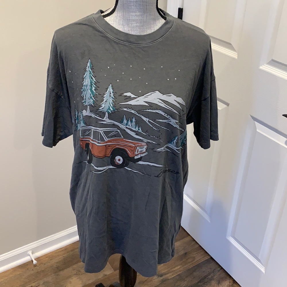 American Eagle Bronco Oversized Tee